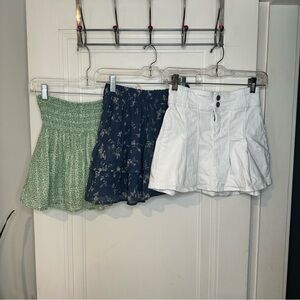 Abercrombie Kids lot of three 9/10 Skirts